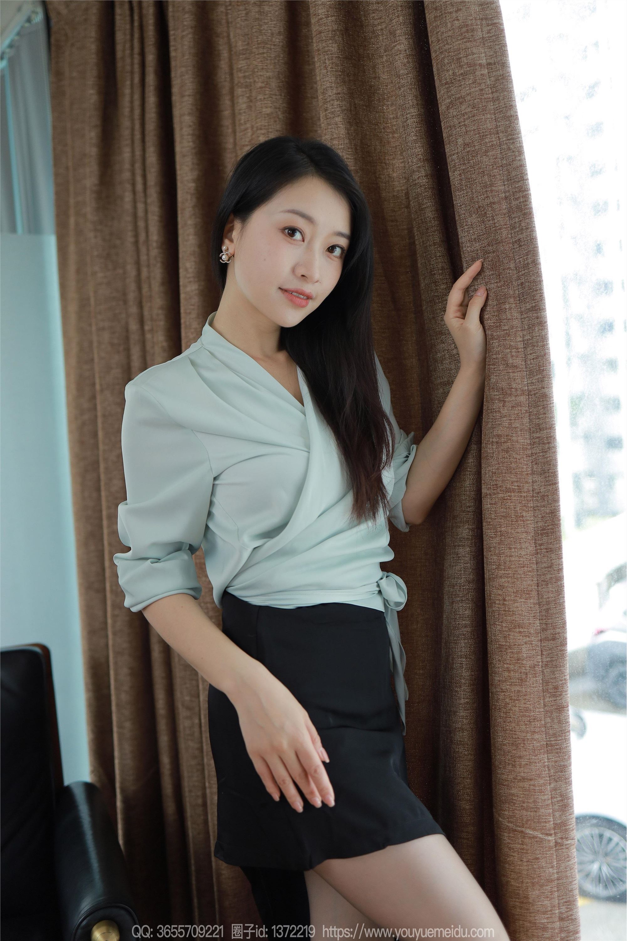 IESS异思趣向  2024.07.24 丝享家 1802 小婕《迷人淡绿》